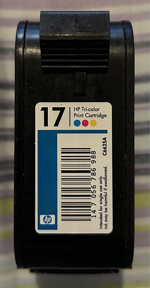 Tinteito cartucho HP 17 - tricolor - Ref C6625A