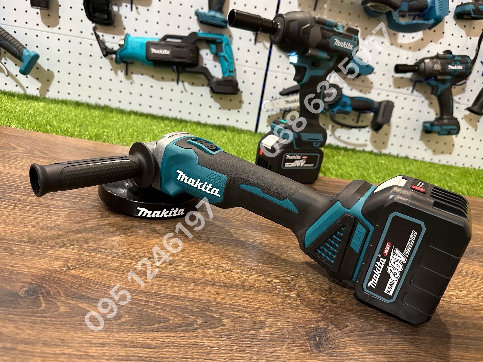 Набор аккумуляторный Makita Болгарка DGA521BL Гайковерт DTW850BL 36V9A