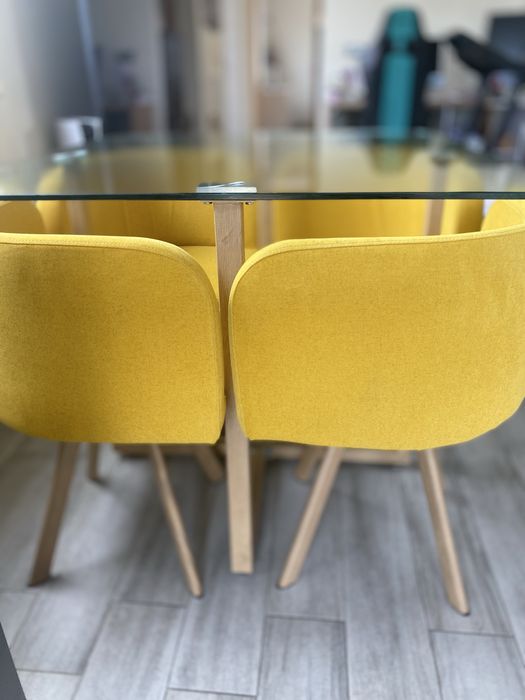 Mesa de Jantar Única nessa cor e com Cadeiras Pet Protect / EasyClean!