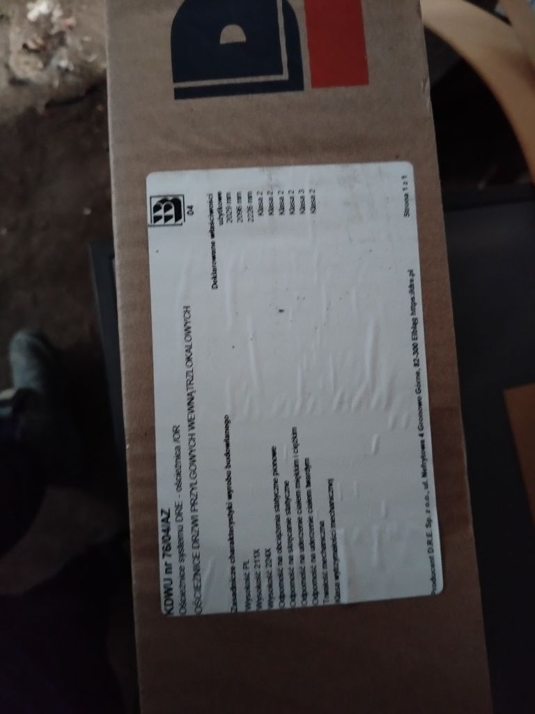 Sprzedam ościeżnice regulowaną DRE