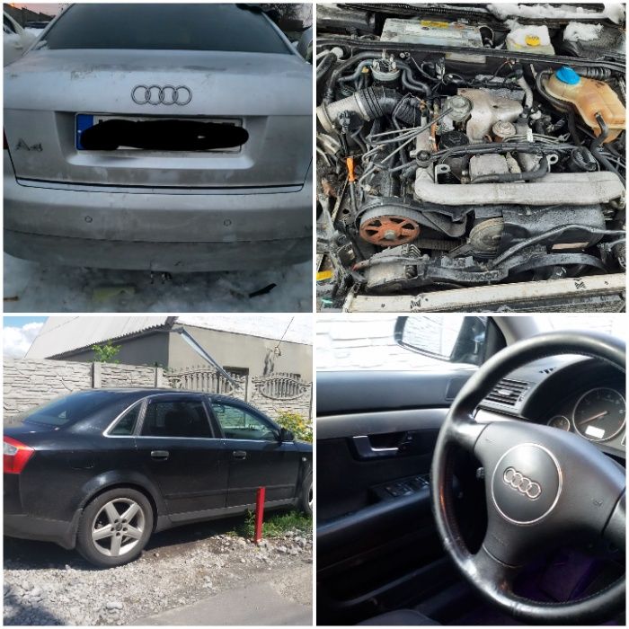 Разборка audi a4 b6 3.0 quattro tip-tronik a4b6 2.5tdi AYM AVK