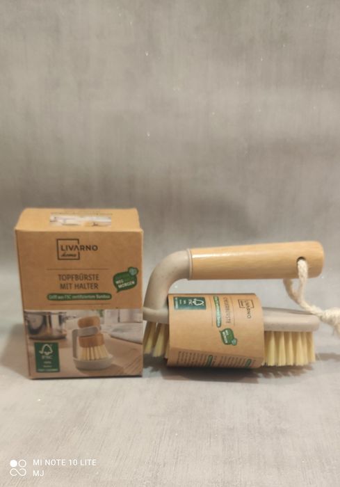 Szczotka do czyszczenia garnków bambusowa