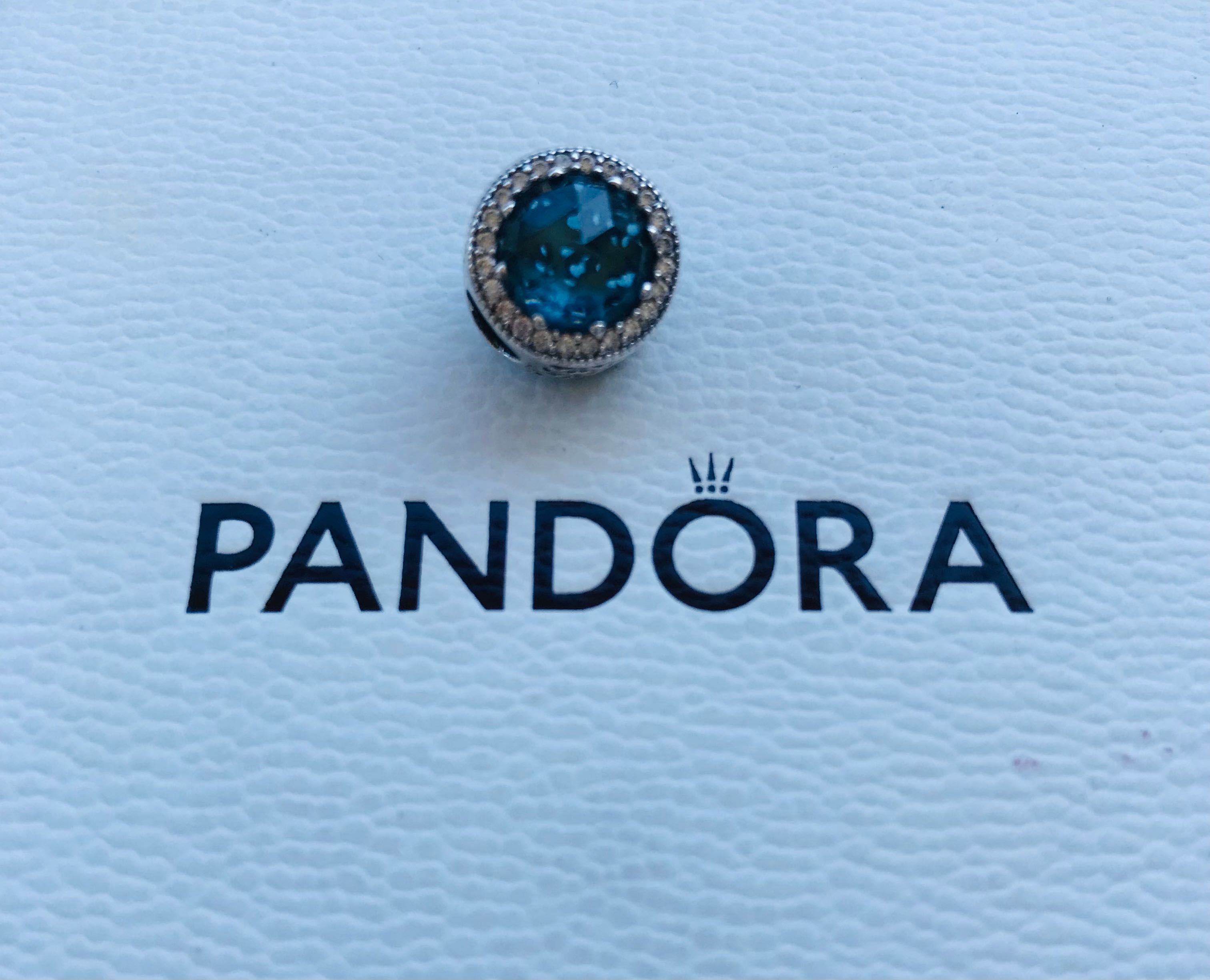 Pandora Charms Pandora Błękitne serce Unikat