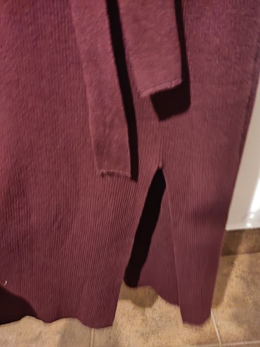 Śliwkowa sukienka dzianinowa długa mohito XL 42 i 44 i 46 jak nowa