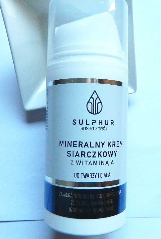 Mineralny krem siarczkowy z witaminą A 100ml Sulphur