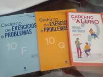 Livros exercícios 10 ano