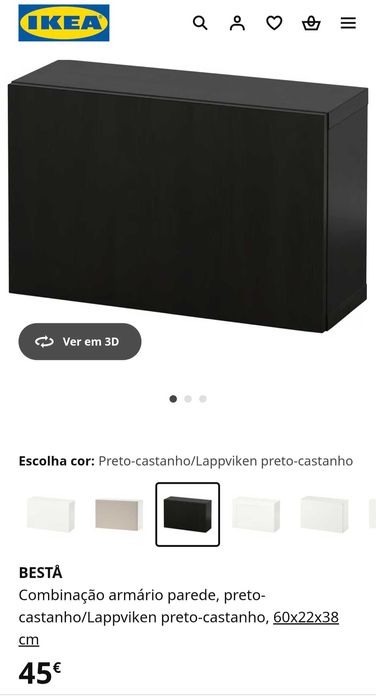 Estantes de parede Besta Ikea