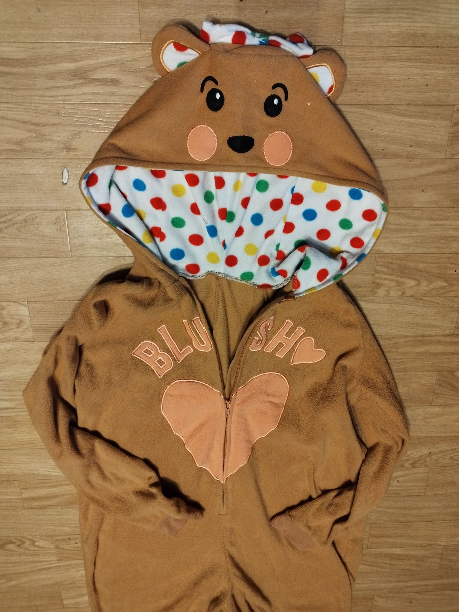 Piżama onesie kigurumi kombinezon M 38 Blush miś George