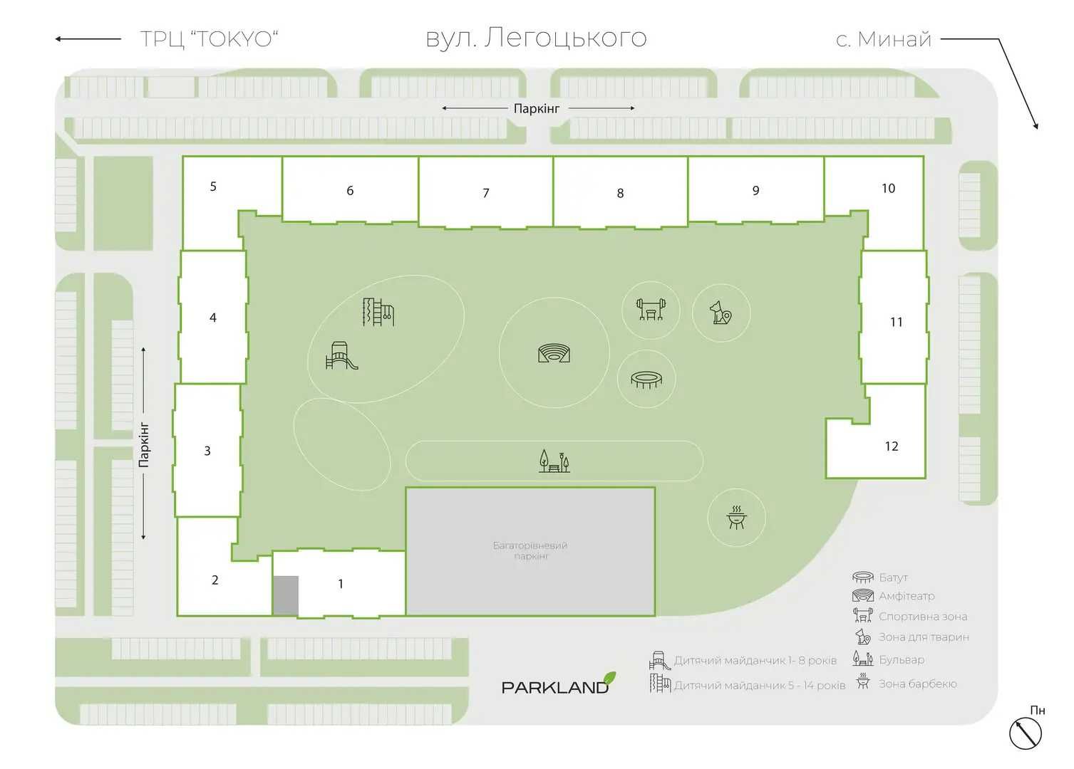 Оренда приміщення 71.6 м² у ЖК Park Land | 1 поверх - PLK 049