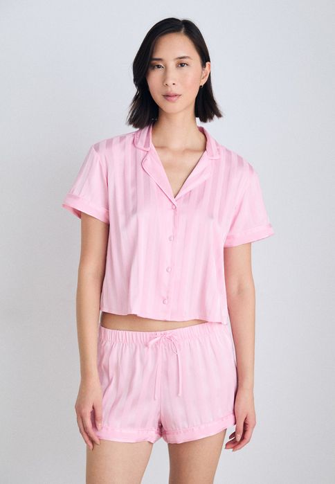 Piżama z krótkim rękawem różowa Hunkemöller M