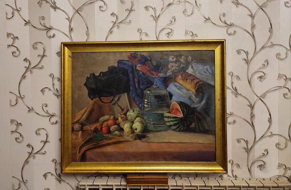 Натюрморт. 50-60 р. 20 ст. 65х80 см.