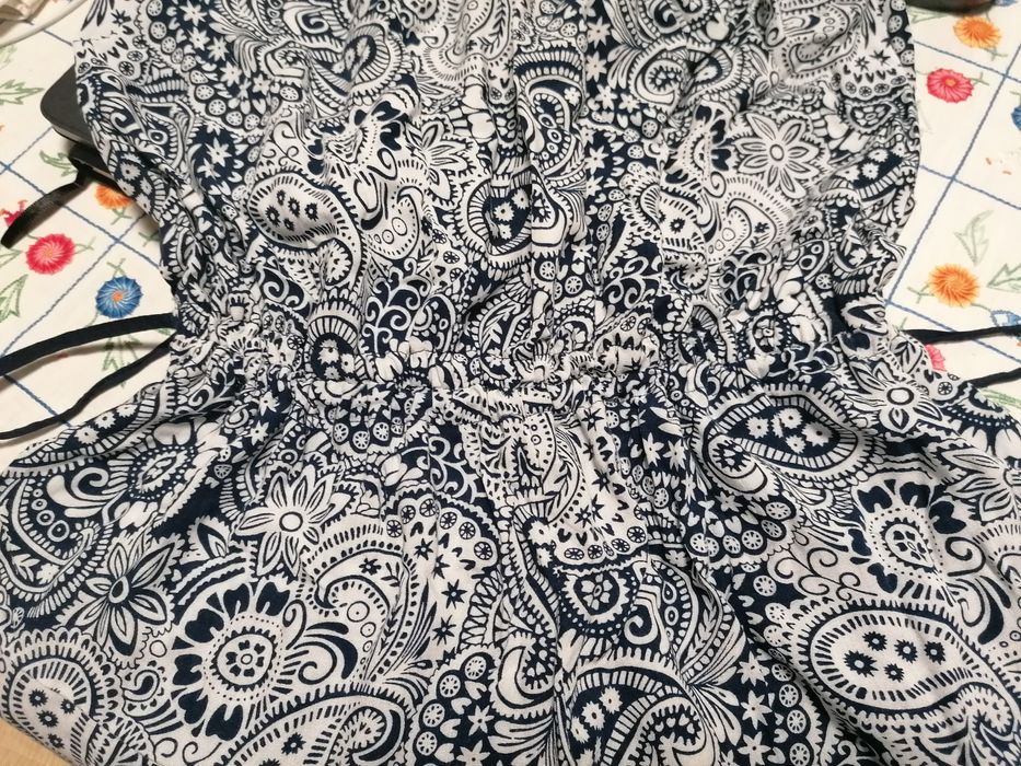 Macacão cai cai azul, novo