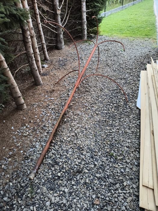 Kwietnik na doniczki, donice, wysoki, 7 ramion, Chmielnik k. Rz.