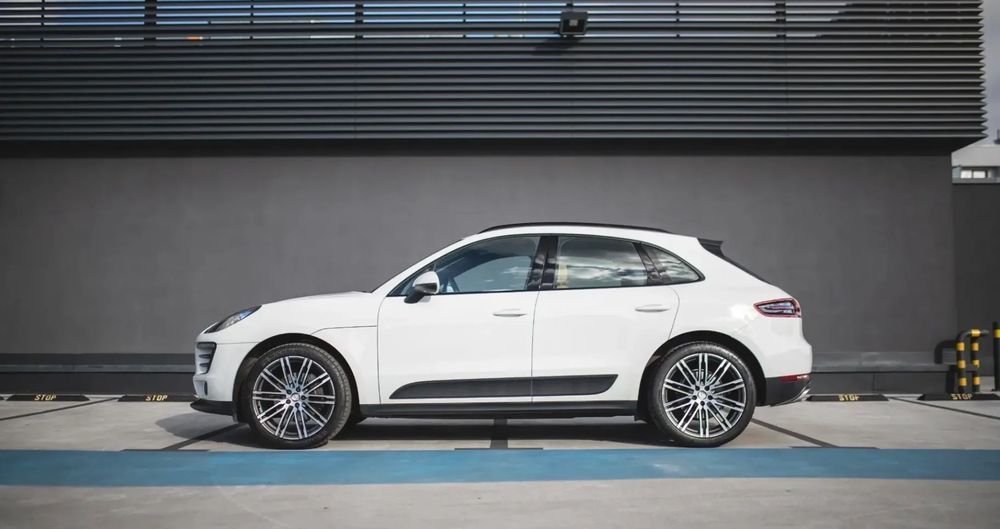Porsche Macan FV23%, Salon PL, Pneumatyka, felgi lato 21", beżowe skóry