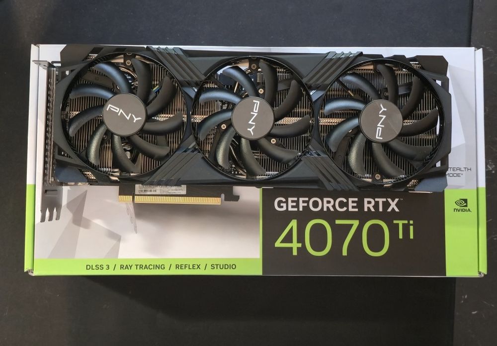 PNY GeForce RTX 4070 Ti VERTO Triple Fan Edition 12GB GDDR6X