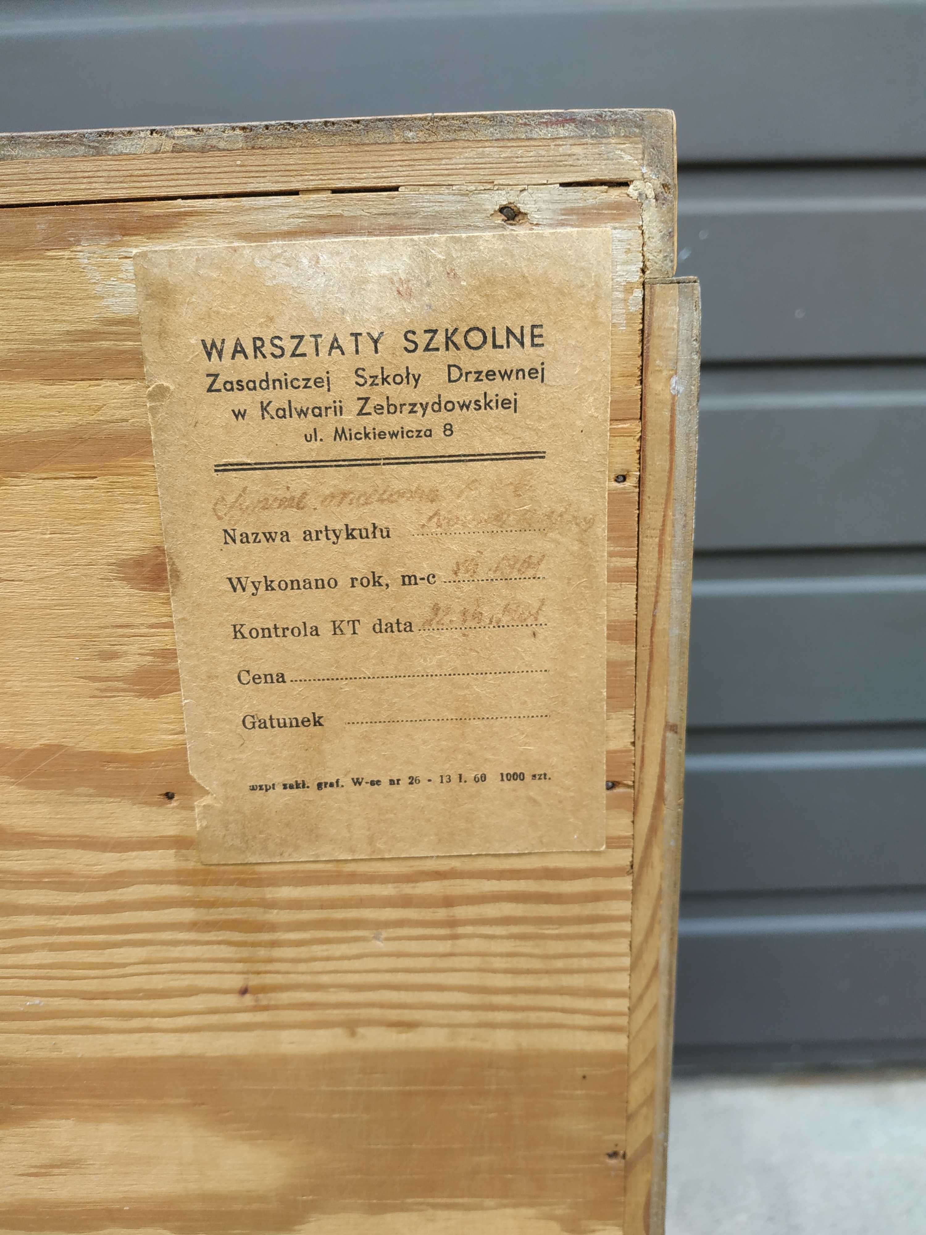 Szafki nocne PRL lata 60/70-te