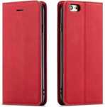 Etui z klapką do Apple iPhone SE2022/SE2020/8/7 CZERWONE