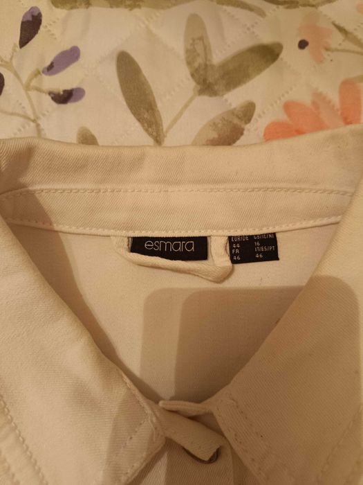 Casaco de ganga branco