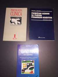 7 Livros Pedagogia / Psicologia