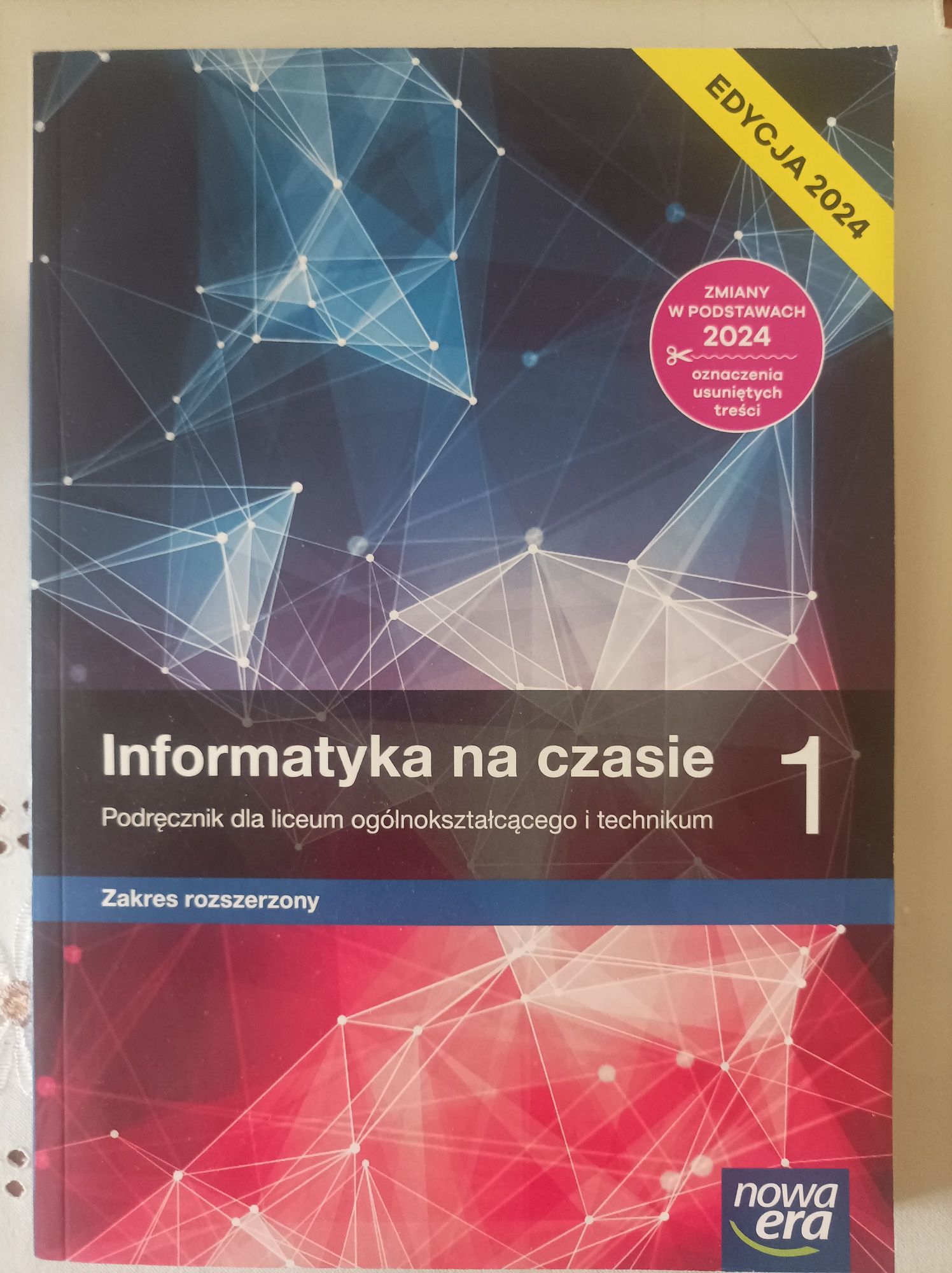 Informatyka na czasie ( rozszerzenie)podręcznik do klasy 1