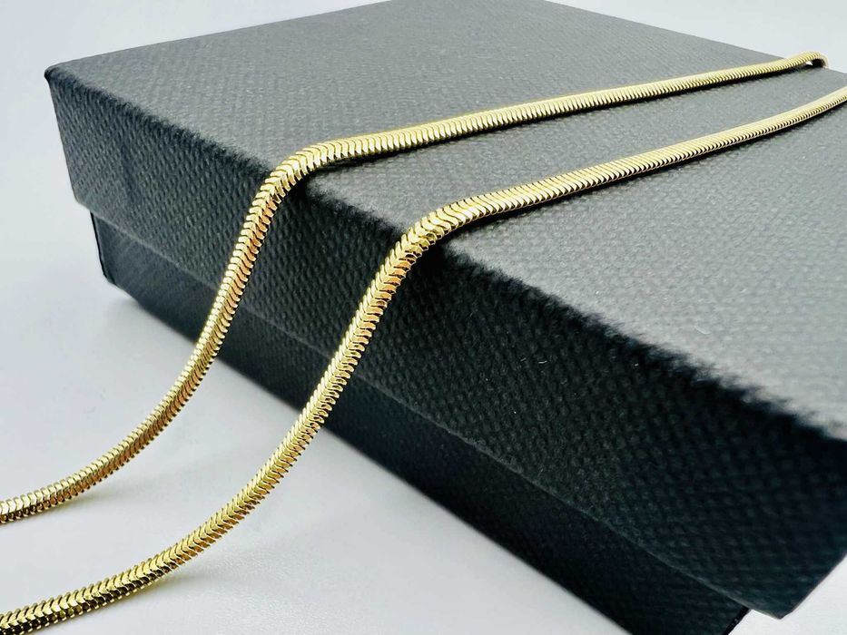 Złoty Łańcuszek Żmijka 585 Cechowany 2,6 mm 45 cm