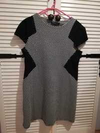 Biało czarna sukienka dzianinowa Dorothy Perkins rozmiar 42/XL