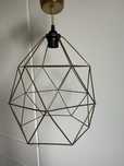 klosz geometryczny, lampa