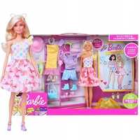 Barbie Zestaw do stylizacji garderoba szafa lalka ubranka GFB83