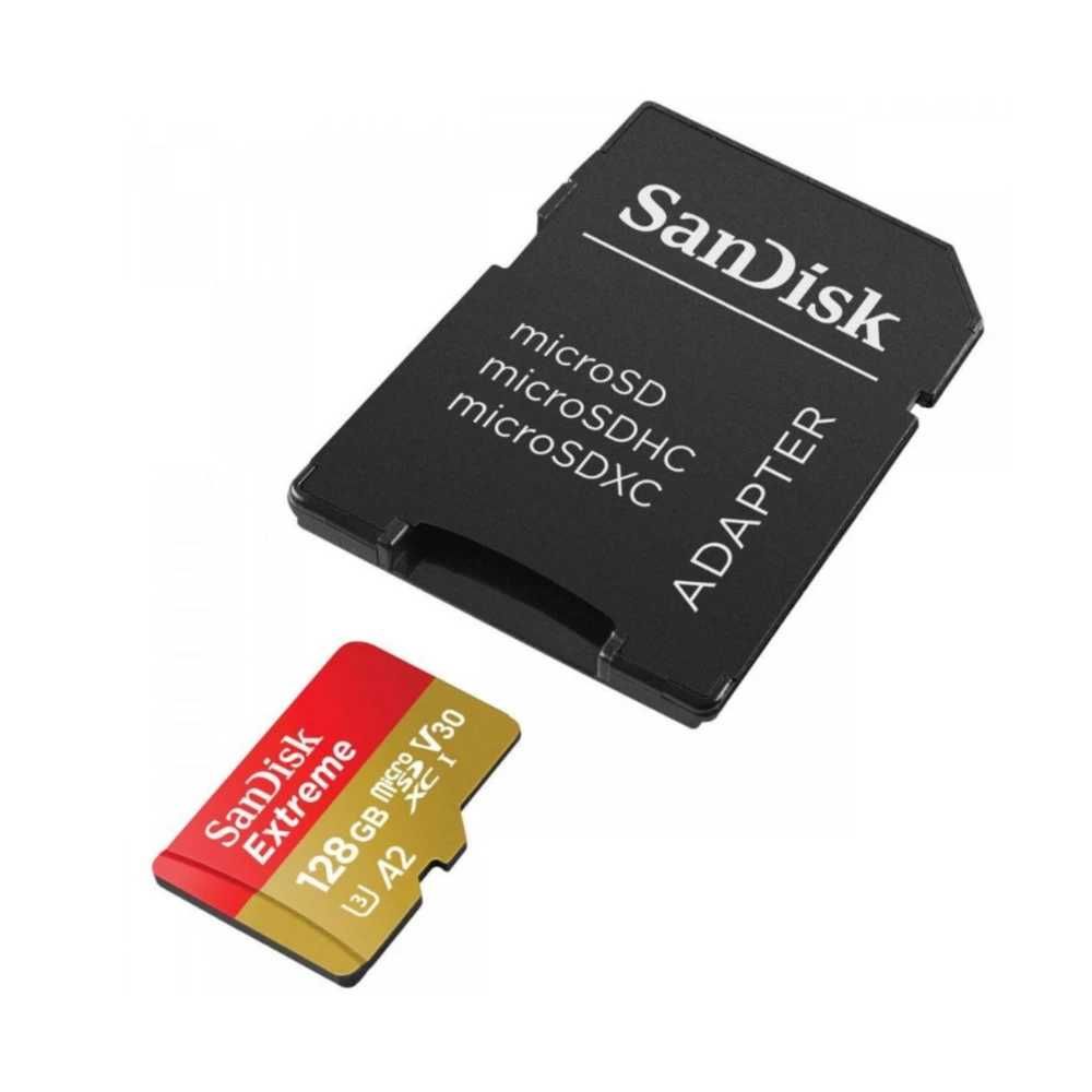 Карта пам'яті SanDisk 128 GB microSDXC UHS-I U3 V30 A2 Extreme