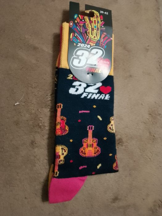 Nowe skarpety skarpetki WOŚP rozmiar 39-42
