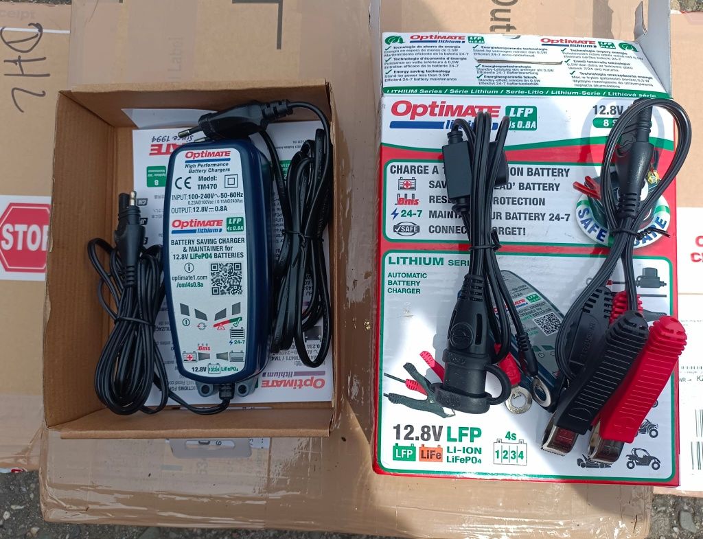 Ładowarka Optimate Lithium 4s (LIFEPO4, litrowy)