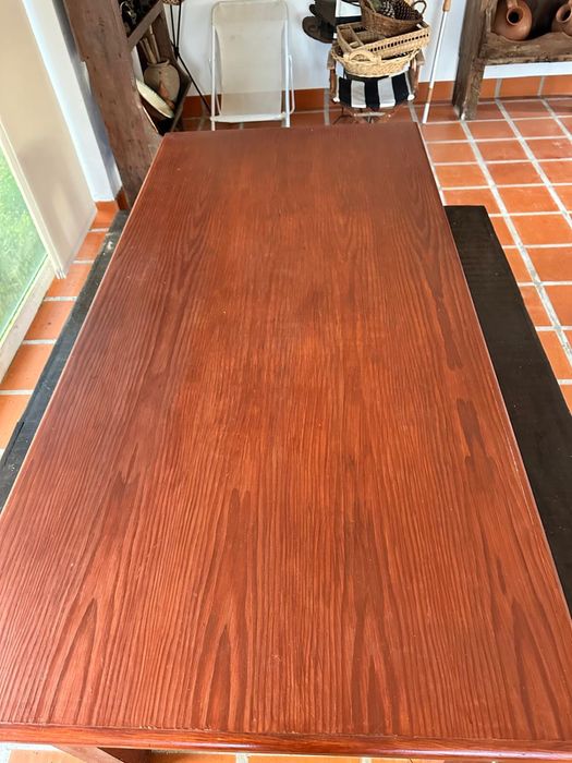 Mesa rustica madeira maciça