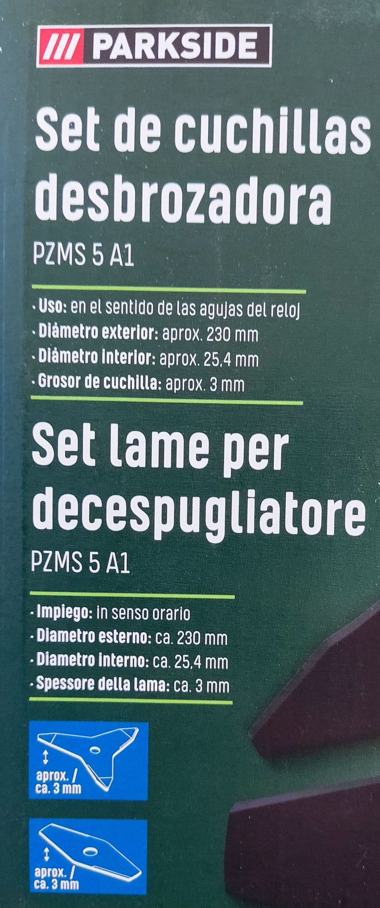 2 discos novos para roçadora