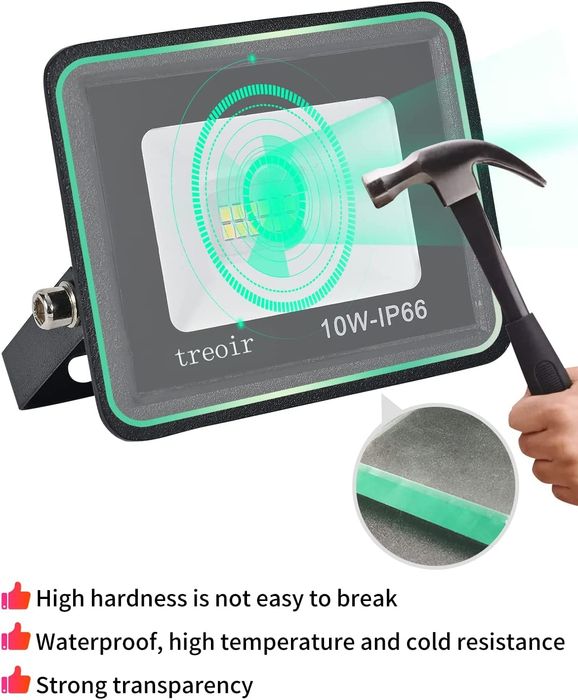 Projetor foco led exterior interior ip66