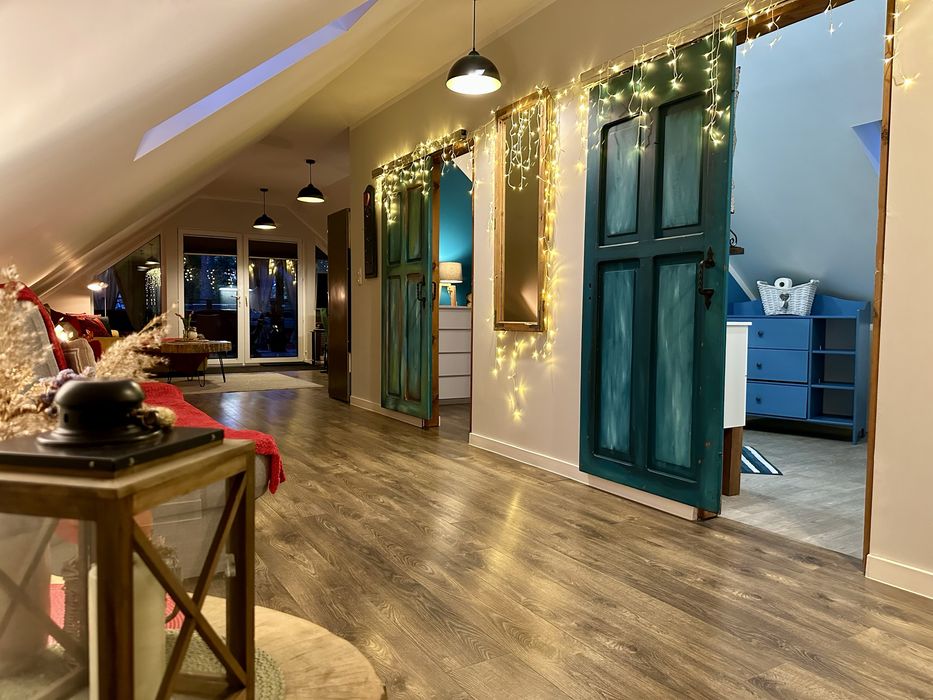 Klimatyczny Apartameny w lesie na Kaszubach do 12 osób- balia, jacuzzi