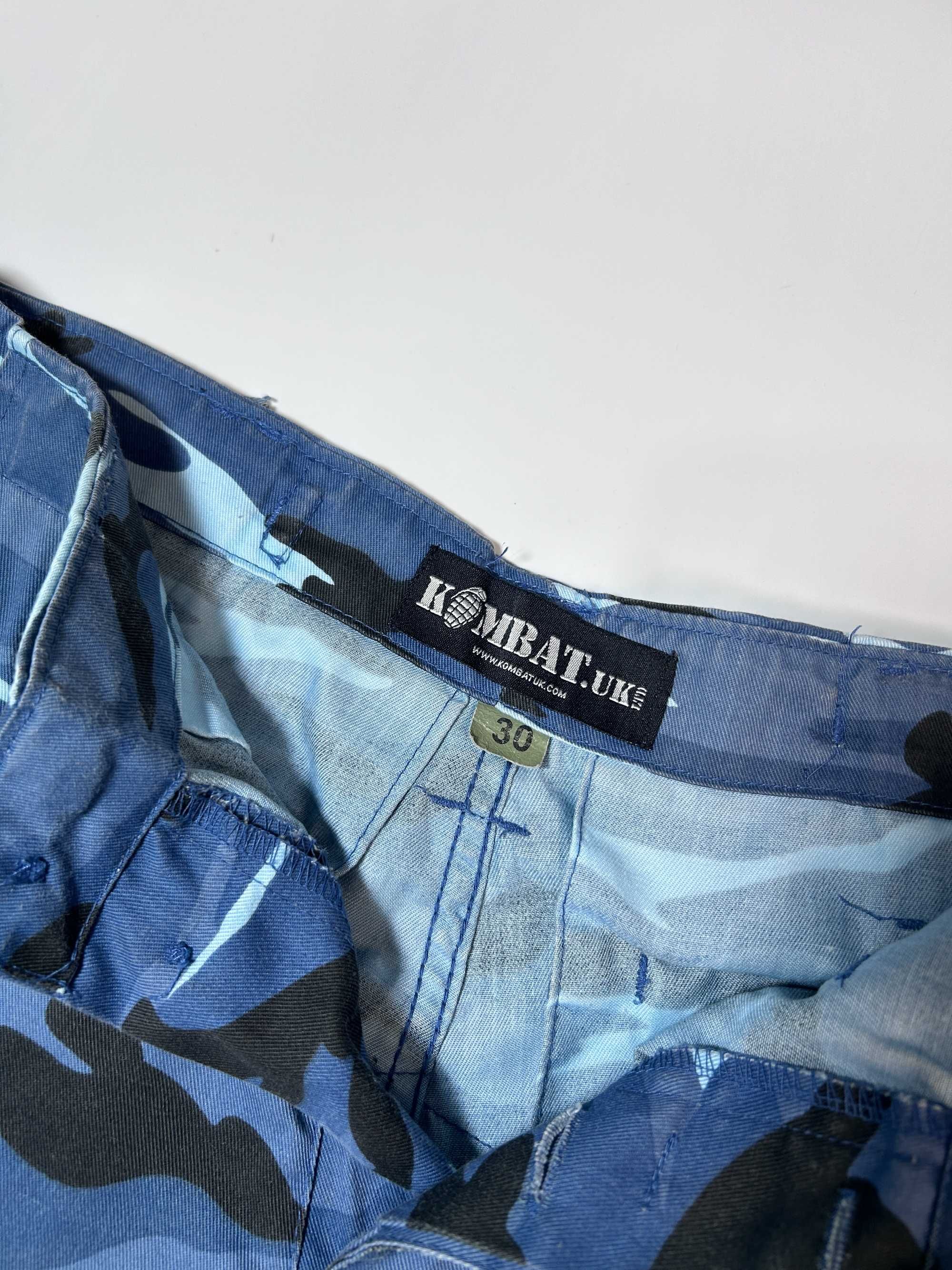 Blue Camo Kombat UK Military Baggy Pants