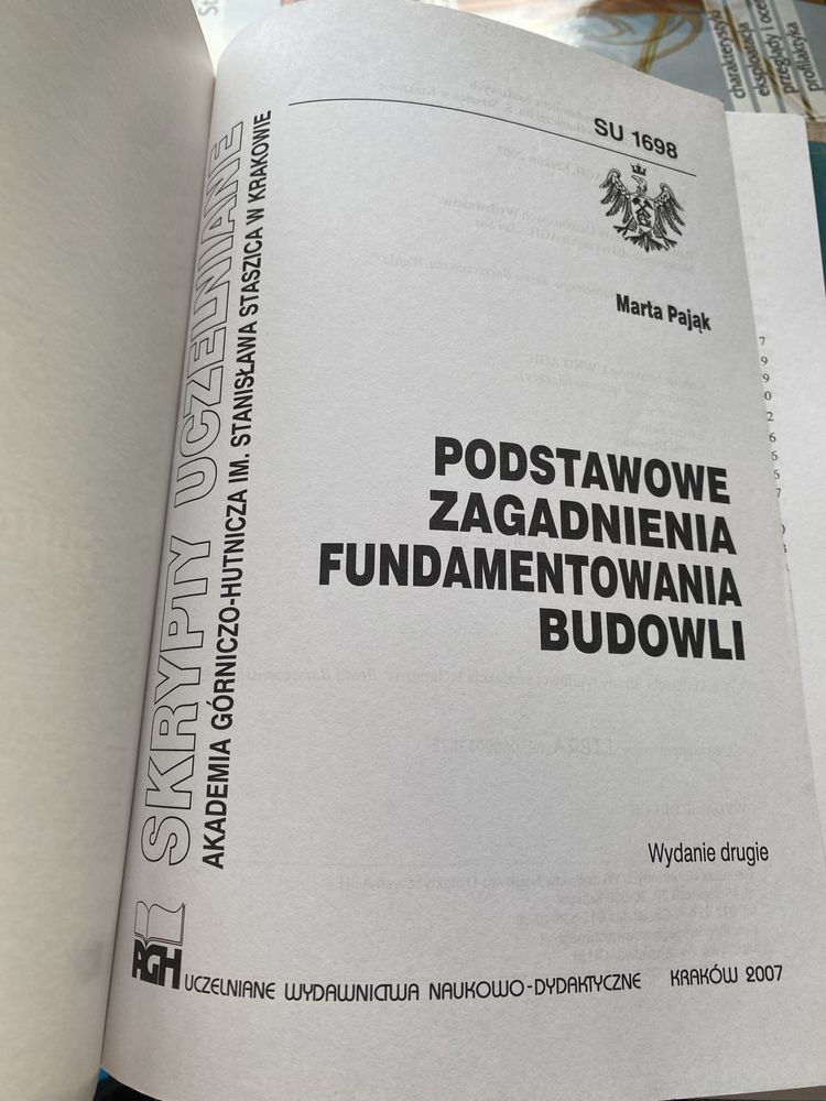 Podstawowe zagadnienia fundamentowania budowli