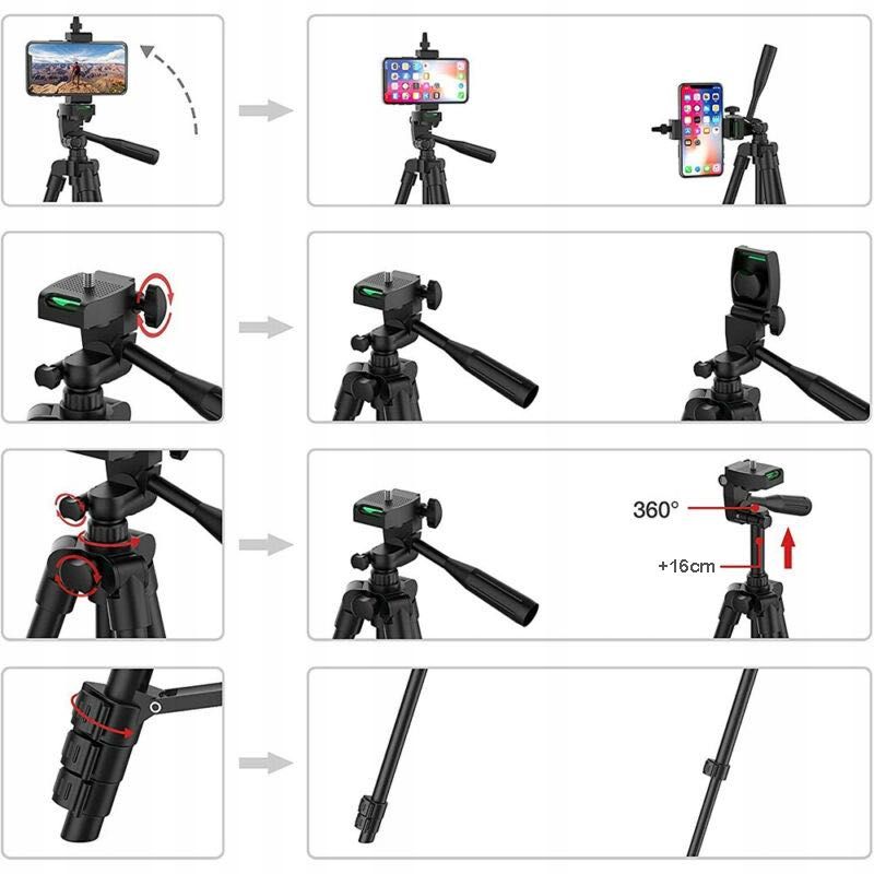 UCHWYW STATYW Na Telefon Tripod (4W1 / 103 CM) ! + Pilot / PROMOCJA!