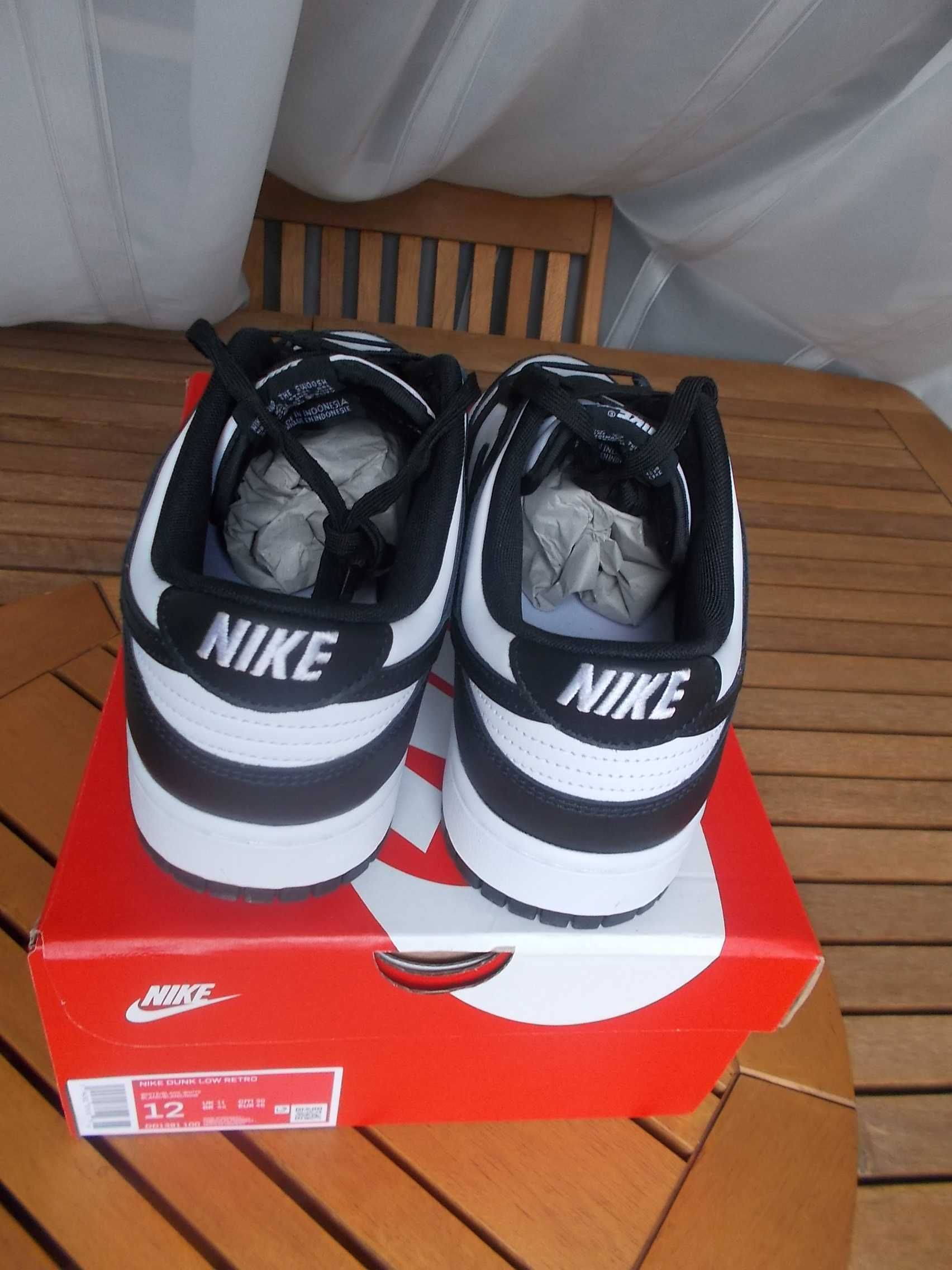 (r. Eur 46) Nike Dunk Low White Black DD1391,-100 Jordan 1 Dunk Panda