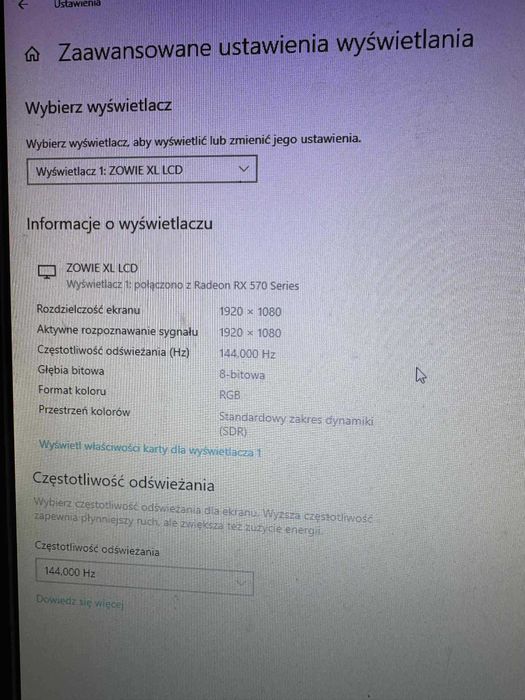 Monitor BenQ Zowie 144Hz idealny do gamingu!