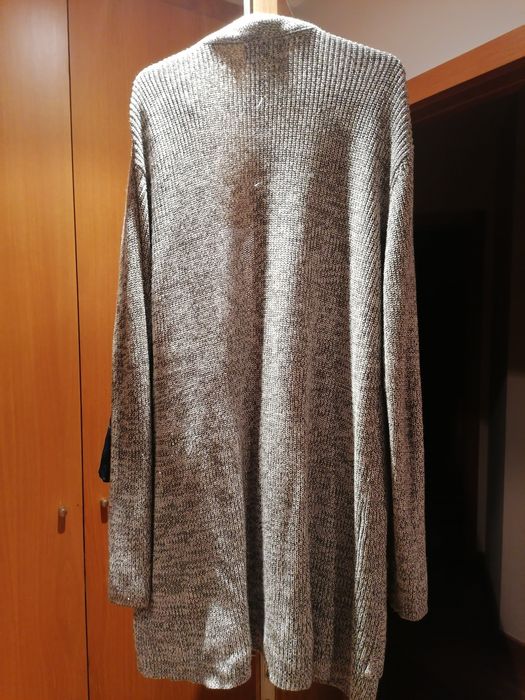 Casaco de malha comprido