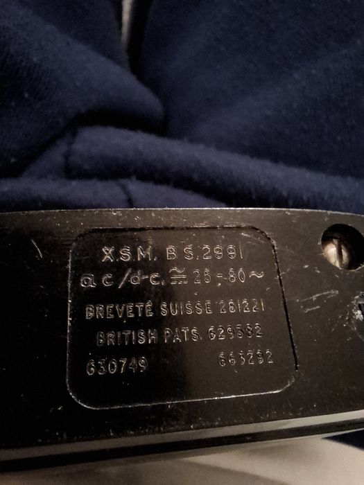 Vintage golarka Sunbeam Shavemaster XSM – lata 50/60, etui