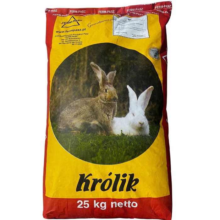 ERM-PASZ Królik Tucz Granulat 25 kg
