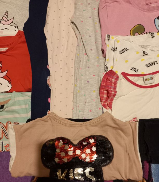 Paka zestawu ubrań dla dziewczynki z Fox&Bunny roz104cm 3/4/5 lat