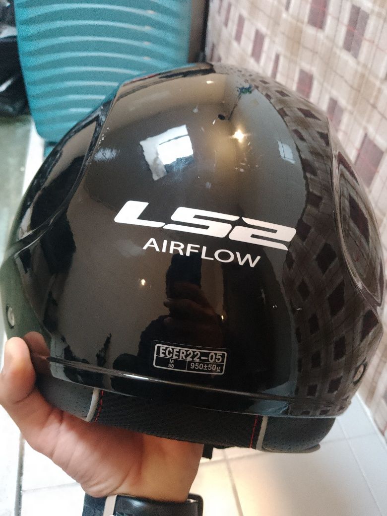 Capacete LS2 aberto