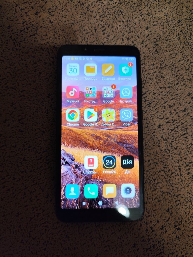 Телефон Xiaomi Redmi 6A 2/16 рабочий