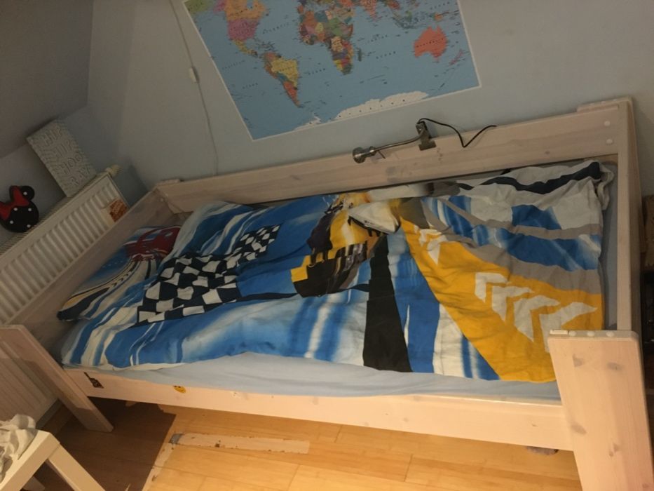 Łóżko 2 w 1 z materacem 90x200