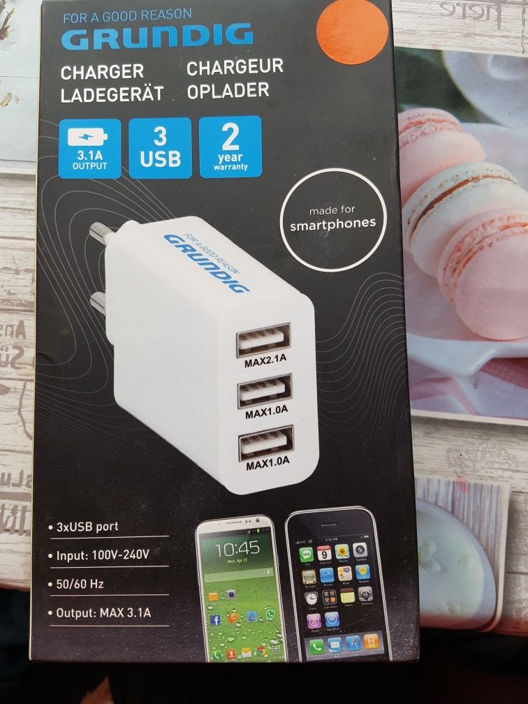Ładowarka sieciowa 3 USB