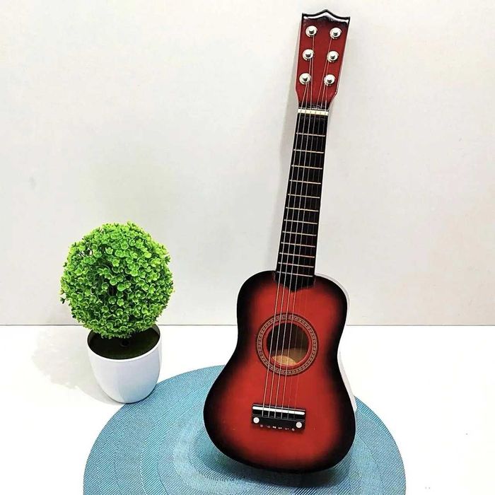 Гітара дерев'яна дитяча 6 струн 52см три види (M 1370) Розд/Дроп