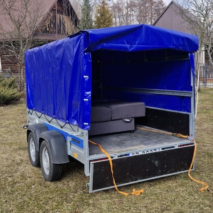 Wynajmij przyczepkę 263x150 cm Przyczepa dwuosiowa / Bagażnik rowerowy